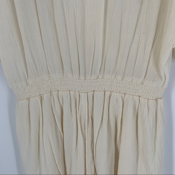 American Eagle Outfitters Cream Gauzy Boho Romper - Picture 9 of 15